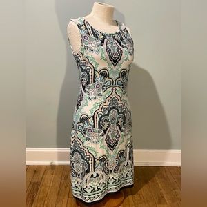 Charter Club Paisley Preppy Dress size Petite Small